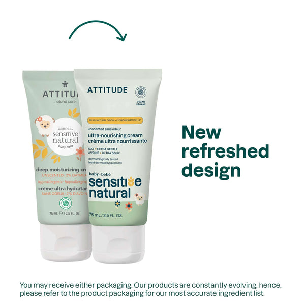 Attitude | Ultra Nourishing Cream Unscented 75ml