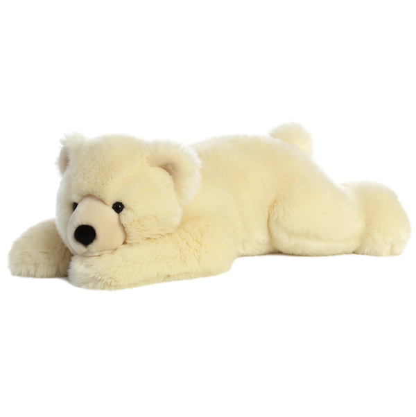 Aurora Flopsie Stuffed Animal | Polaris Polar Bear