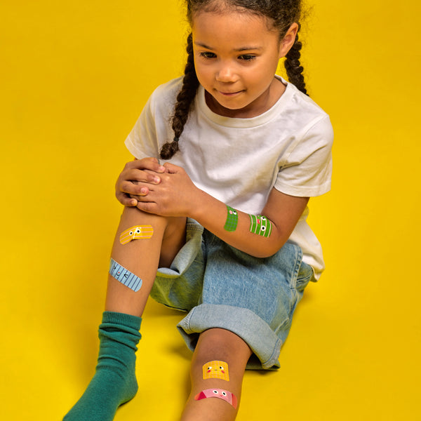 Kikkerland Kidoki Ouchyfriend Adhesive Bandages | Box of 45