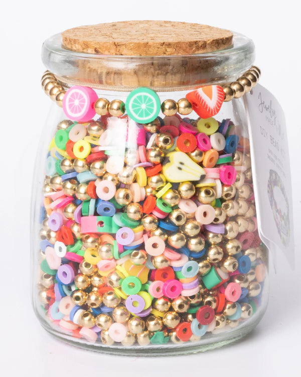 DIY Bead Jar | Multicoloured