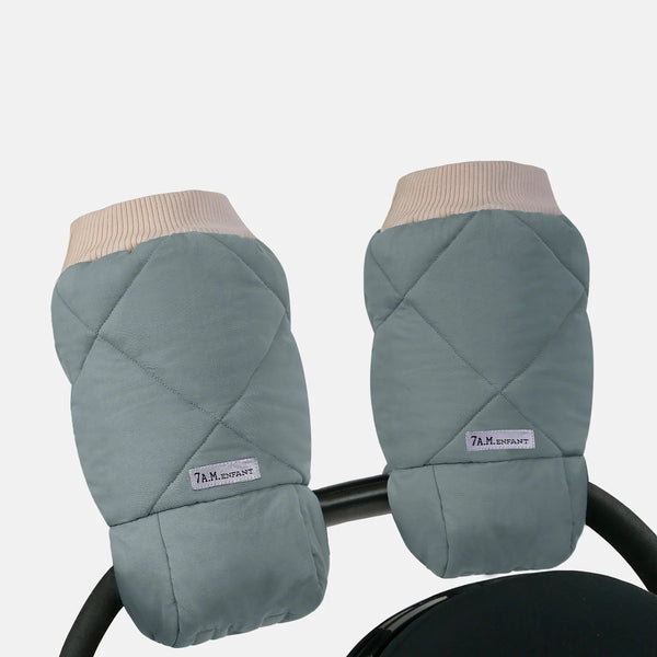 7AM WarmMuff Stroller Hand Muffs | Benjamin Collection | Mirage Quilted