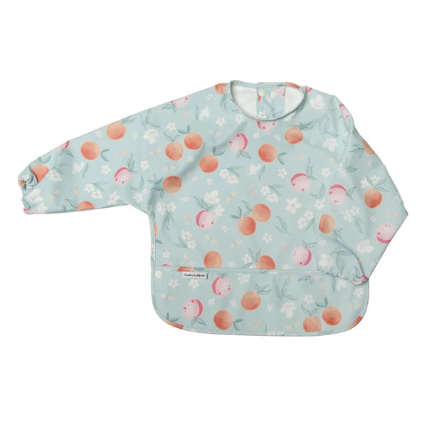 Loulou Lollipop Long Sleeved Bib | Peaches