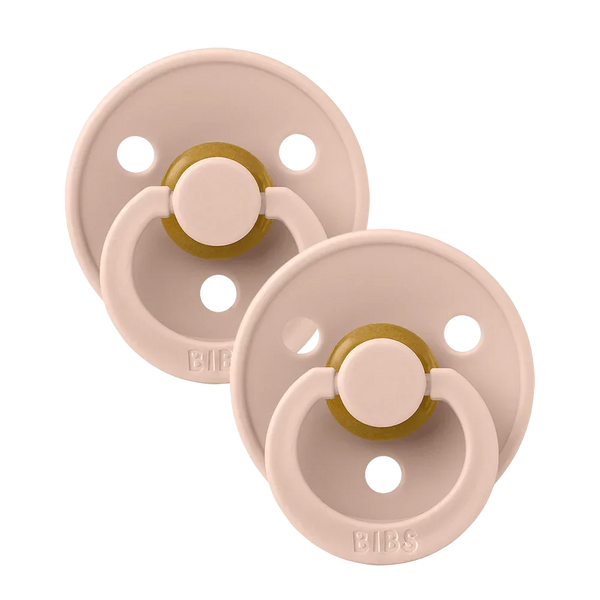 BIBS  2-Pack Latex Pacifiers | Colour Collection | Size 2 (6-18 months)