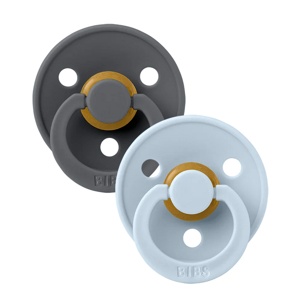 BIBS  2-Pack Latex Pacifiers | Colour Collection | Size 2 (6-18 months)