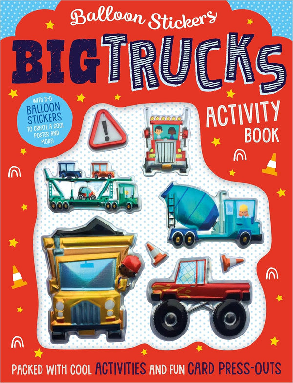 Balloon Stickers Big Truck Activity Book