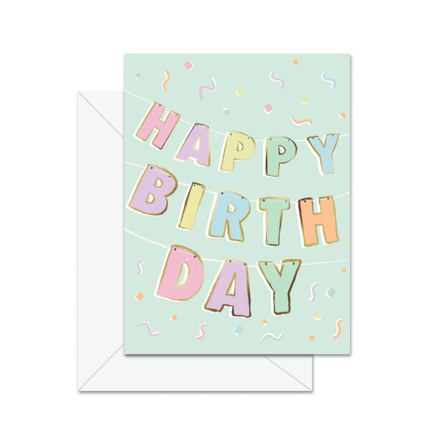 Jaybee Design Card | Happy Birthday (Banner)