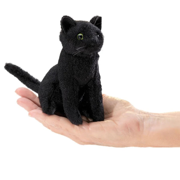 Folkmanis Finger Puppet | Mini Black Cat