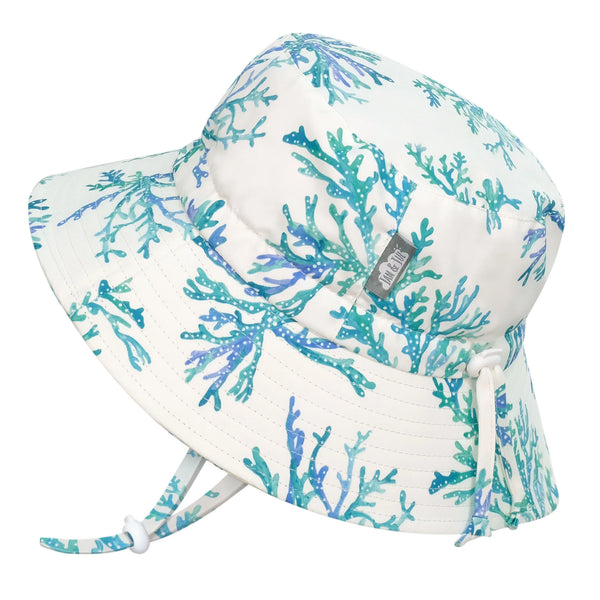 Jan and Jul Water-Repellent Aqua-Dry Bucket Hat | Blue Coral