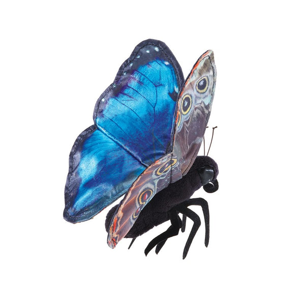 Folkmanis Finger Puppets | Blue Morpho Butterfly