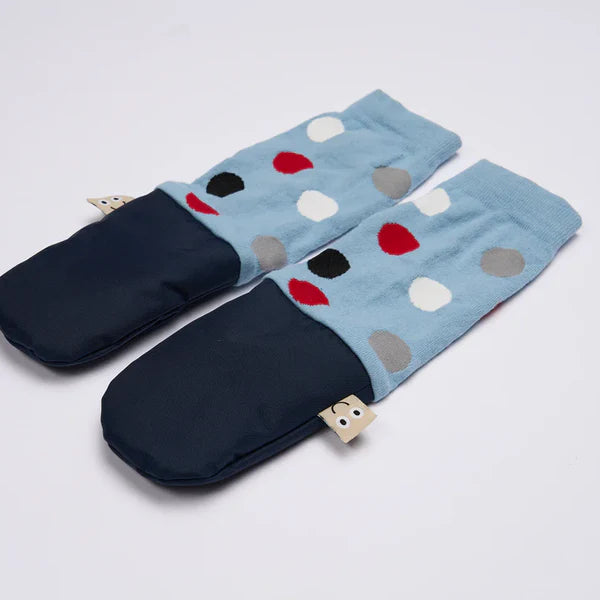 MimiTENS Children's Mittens | Blue Dots
