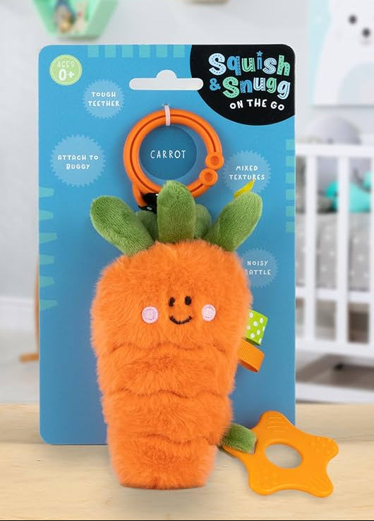 Squish & Snugg On the Go Plush | Carrot