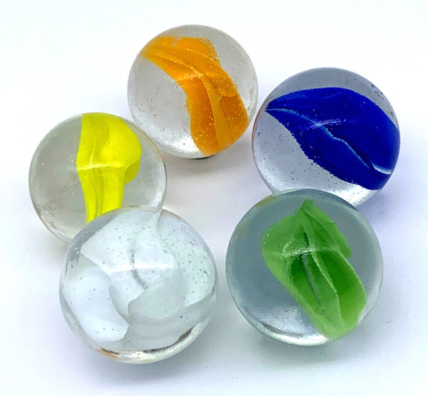 Cat's Eye| Tri-Colour Marble Set