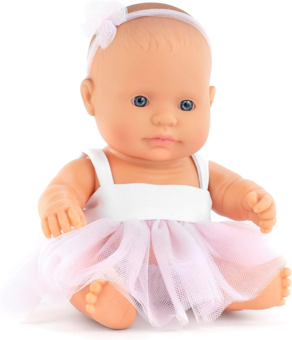 Miniland My Friends and Me Dressed Dolls 8 1/4" | Caucasian Girl