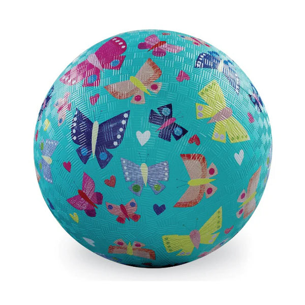Crocodile Creek | Playground Ball 5" | Butterfly Rainbow