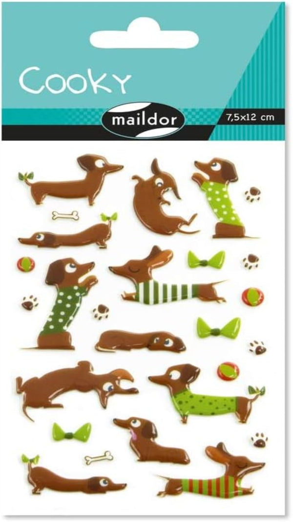 Cooky Stickers | 26 Dachshund Stickers