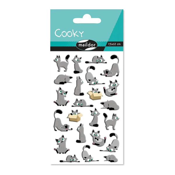 Cooky Stickers | 23 Small Cat Stickers