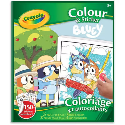 Crayola | Colour & Sticker | Bluey