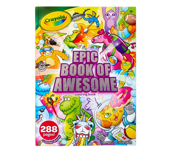 Crayola | Epic Book of Awesome 288 Colouring Pages