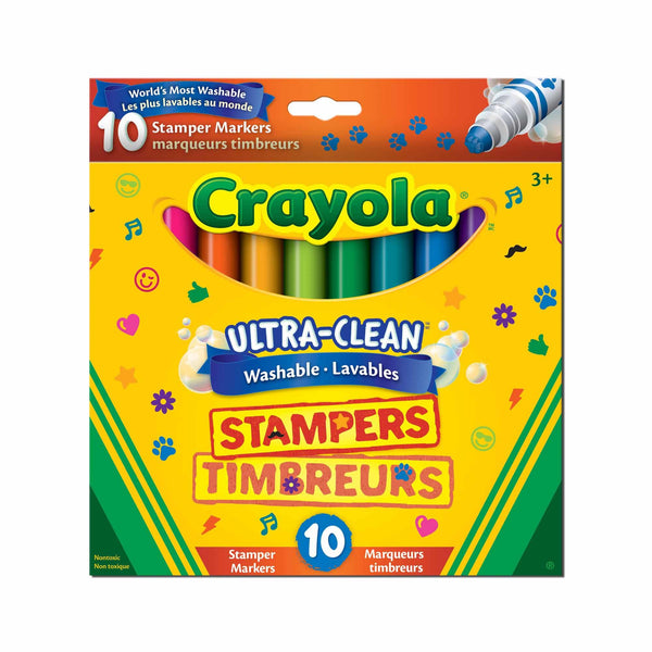 Crayola Ultra Clean Washable Stampers | 10-pack