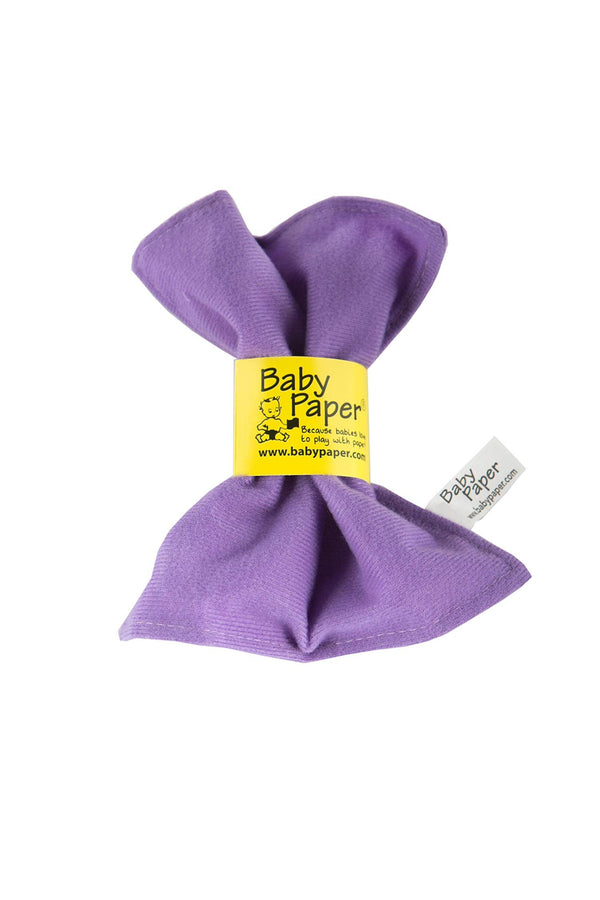 Baby Paper | Crinkle Teether & Sensory Toy | Lilac