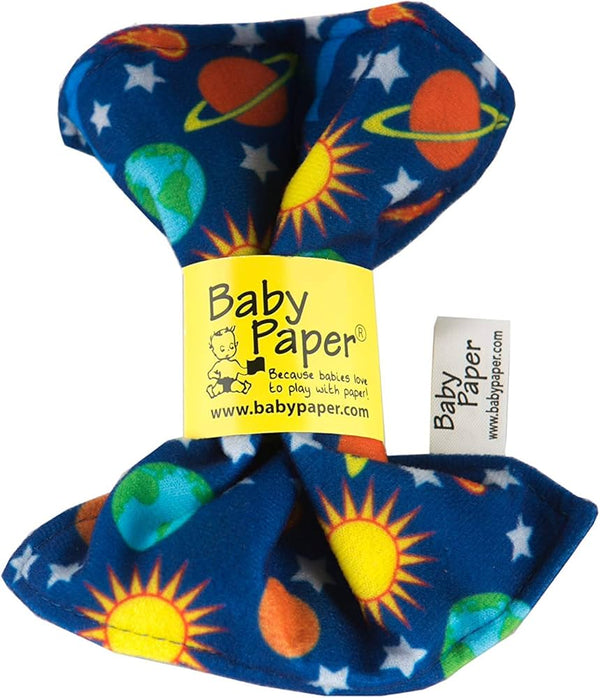 Baby Paper | Crinkle Teether & Sensory Toy | Solar System