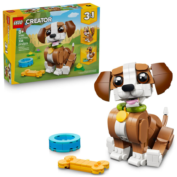 LEGO Creator 3-in-1 Cute Animals: Playful Puppy Dog (336 pcs) | 31382