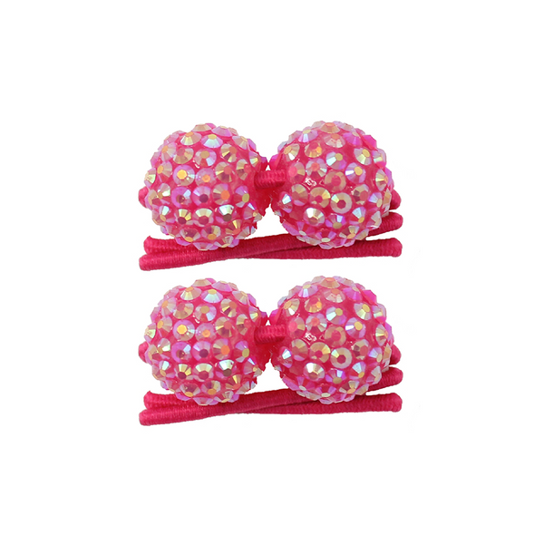 Great Pretenders Funky Ball Ponytail Holders (package of 2)