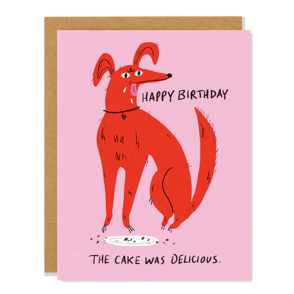 Badger and Burke Greeting Card | Delicious Birthday Cake