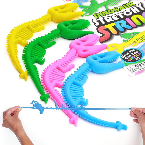 The Toy Network | Dinosaur Fossil Stretchy String (9")
