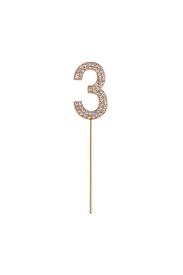 Great Pretenders Rhinestone Cake Topper Numbers
