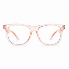 Hipsterkid Baby Blue Light Blocking Glasses | Blush Frame, 0-2 years