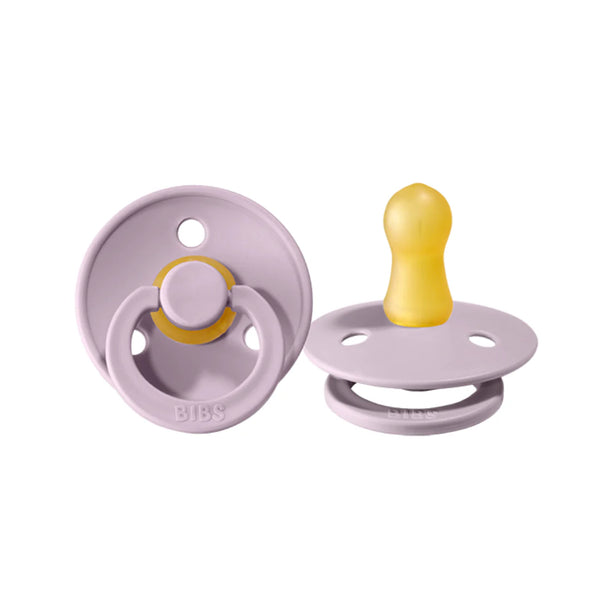 BIBS  2-Pack Latex Pacifiers | Colour Collection | Size 1 (0-6 m) and Size 2 (6-18 m)