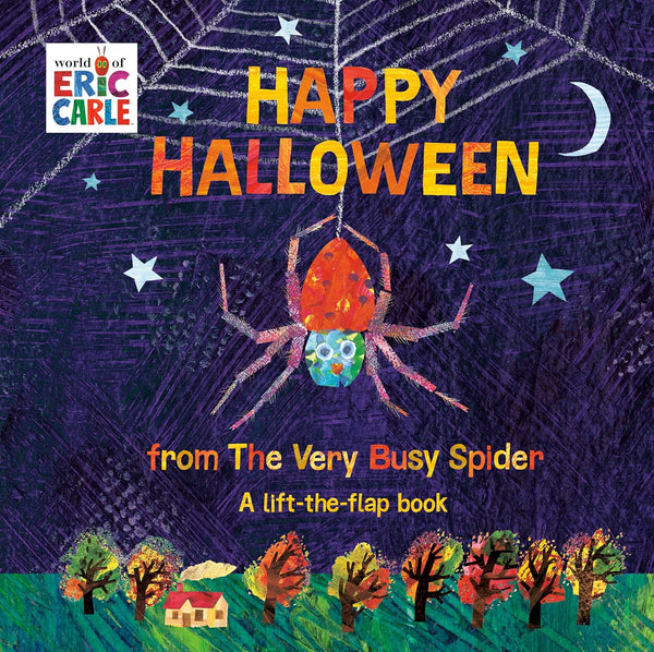 Happy Halloween From The Very Busy Spider  | A lift-the-flap book by Eric Carle