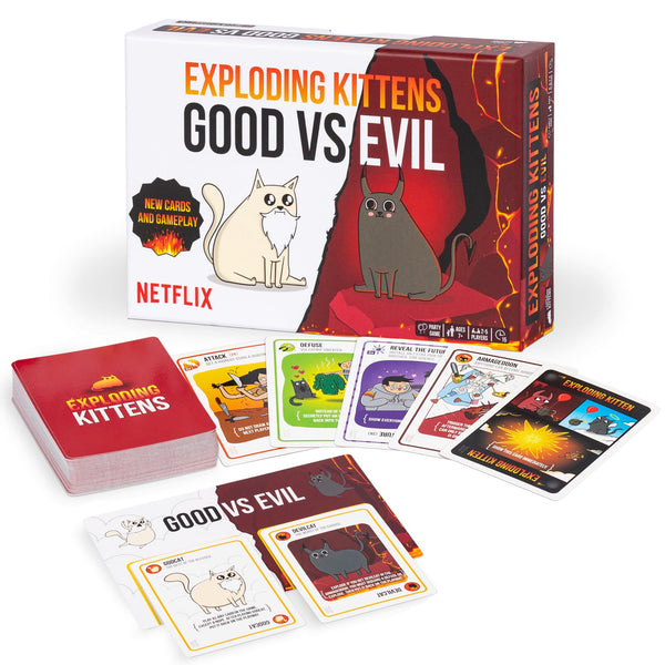 Exploding Kittens Card Game | Good vs Evil