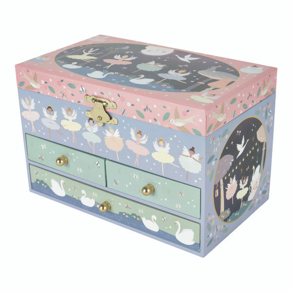 Floss and Rock Enchanted Three-Drawer Musical Jewellery Box