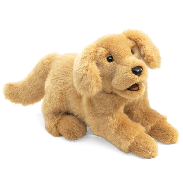 Folkmanis Hand Puppet | Golden Retriever Puppy
