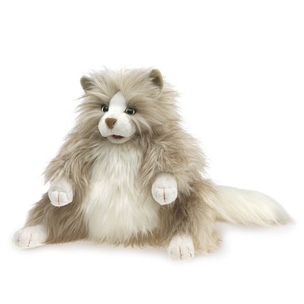 Folkmanis Hand Puppet | Fluffy Cat