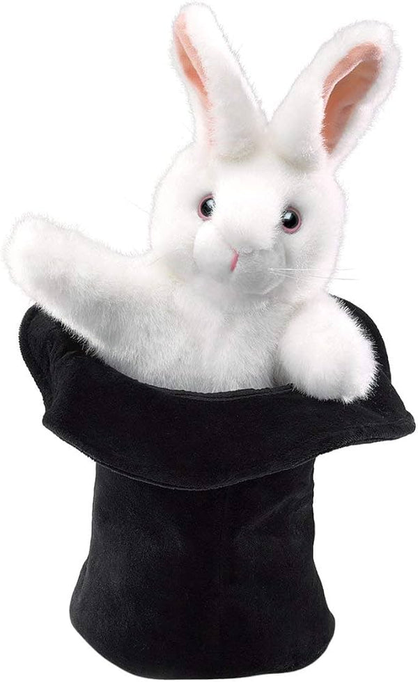 Folkmanis Hand Puppet | Rabbit in Hat