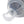 Close-up of a clear plastic component on a white background