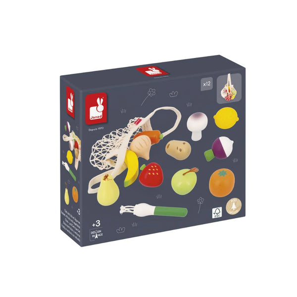 Janod Mamie Soleil | Fruits and Vegetables with Net
