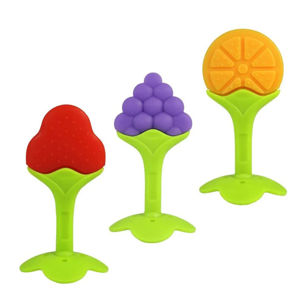 RaZ Baby Fruitique Silicone Teether Set (3-pack)