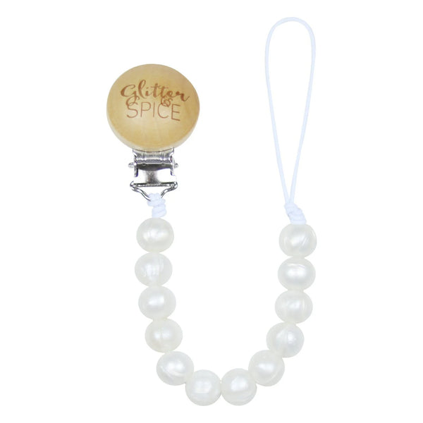 Glitter & Spice| Silicone Pacifier Clip