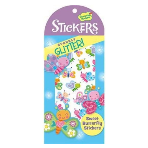 Peaceable Kingdom Sweet Butterflies Glitter Stickers