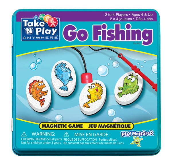 Play Monster | Take 'n' Play Magnetic Travel Game | Go Fishing