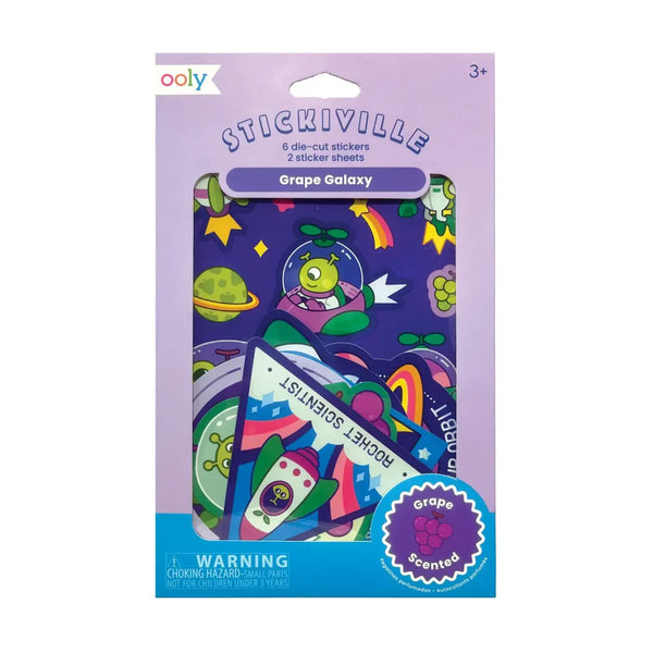 Stickiville Scented Stickers | Grape Galaxy