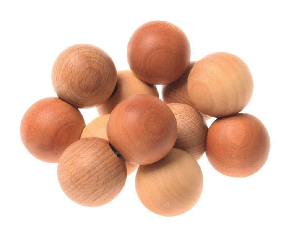 Grimm's Grasping Wooden Toy Bead Grasper | Natural