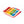 Colorful wooden toy with shape sorting and hammering elements on a white background