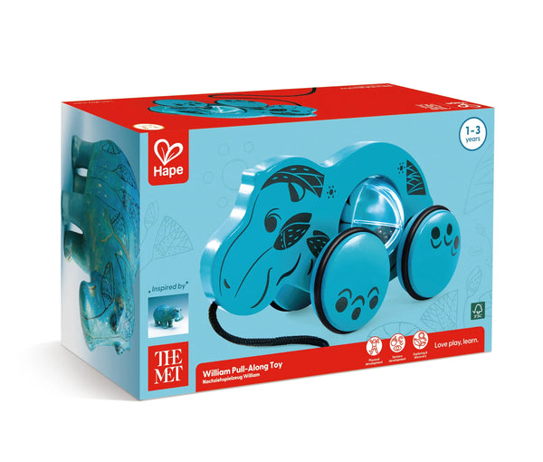 Hape | Pull Along Toy | The Met Nachziehspielzeug William