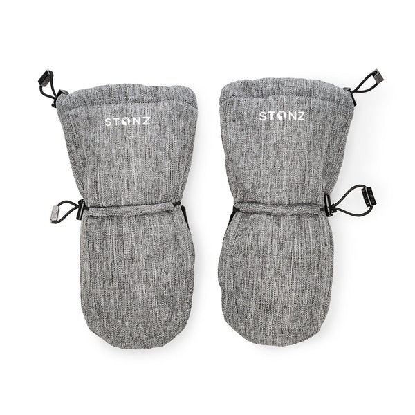 Stonz Core Snow Mittens | Kids Size 2-4 years | Heather Grey