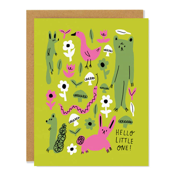 Hello Little One! Badger and Burke Card